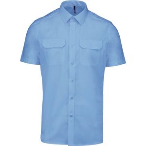 Kariban Herenpilootoverhemd korte mouwen K503 - sky blue - XXL