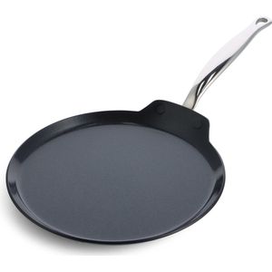 GreenPan Pannenkoekenpan / Crepepan Barcelona Pro - Zwart - ø 28 cm - keramische anti-aanbaklaag