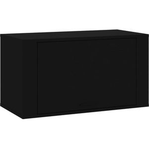 vidaXL-Wandschoenenkast-70x35x38-cm-bewerkt-hout-zwart