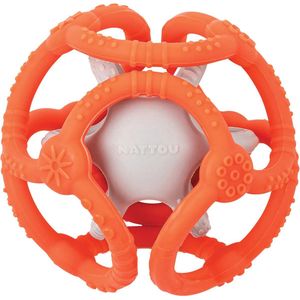 Nattou Silicone - Set Ballen voor Baby's - 2 Stuks - Oranje