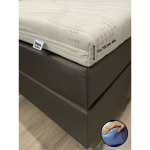 Topper Maximus 140x220 - HR60 koudschuim - Cooltouch - 10 cm dik - Medium/stevig - Topdekmatras