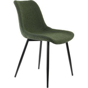 Light & Living - Eetkamerstoel KATE - 58.5x47.5x82.5cm - Groen