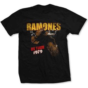 Ramones - Tour 1979 Heren T-shirt - 2XL - Zwart