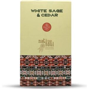 Wierook Native Soul White Sage + Cedar 12 pakjes