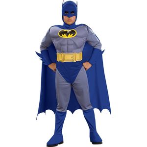 Kinderverkleedpak Superheld BATMAN BRAVE AND BOLD DELUXE 3-delig Maat S