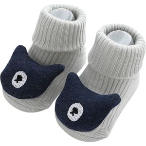1 paar Kindersokken Blauw Beertje | 1-3 jaar | Warme Sokjes | Anti-slip | Jongens en Meisjes