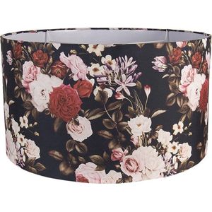 Lampenkap Hanglamp Ø 53*30 cm / E27 Meerkleurig Textiel Rond Bloemen Stoffen Lampenkap