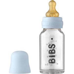 Bibs Baby Glass Bottle Complete Set Latex 110ml