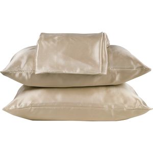 Beauty Pillow® Dekbedovertrek Set - Champagne 240x200/220