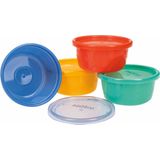 Nûby Bewaarbakjes Snack Cups 240ml 4-Pack 3mnd+