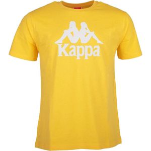 Kappa Caspar Kids T-Shirt 303910J-295, voor een jongen, Geel, T-shirt, maat: 140