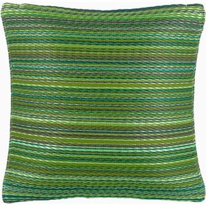 LM-Collection Kingston Tuinkussen - 51x15x51cm - Groen - Plastic - tuinkussens, tuin kussens, sierkussens buiten, sierkussens, tuinkussen lage rug