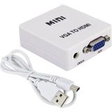 Video converter - VGA (D-Sub) naar HDMI - 720p/1080p - Wit