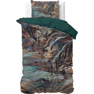 Apollo 1-persoons dekbedovertrekset 140x220cm taupe