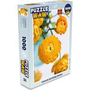 Puzzel Bloemen - Buiten - Oranje - Legpuzzel - Puzzel 1000 stukjes volwassenen
