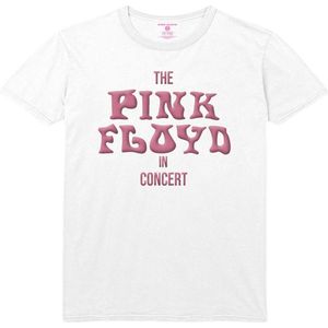 Pink Floyd - In Concert Heren T-shirt - L - Wit