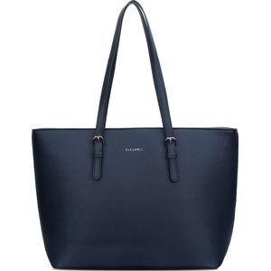 Eleganci - Dames Tassen - Shopper - Tas met rits - Schoudertas - Handtas - Schooltas - Werktas - geschikt voor A4 - Blauw