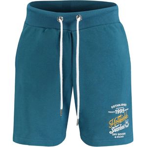 Korte Joggingbroek Heren Blauw Met Sluitkoorden Hollifield - S