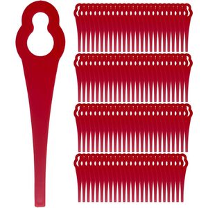 Reservemes geschikt voor Einhell GE-CT 18 Li GE-CT 18/24 Li - Kunststof mes voor kantentrimmer - Pak van 100