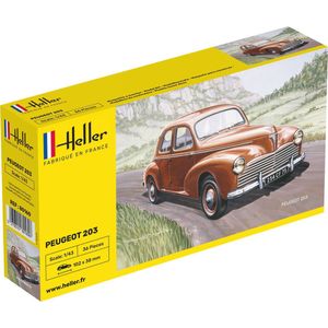 Heller - 1/43 Peugeot 203hel80160 - modelbouwsets, hobbybouwspeelgoed voor kinderen, modelverf en accessoires