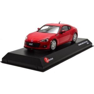 Subaru BRZ STI tS 2013 (Rood) (10 cm) 1/43 J collection Kyosho - Modelauto - Schaalmodel - Model auto - Miniatuurauto - Miniatuur autos