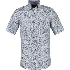 Lerros Korte mouw Overhemd - 2332176 100 WHITE (Maat: M)