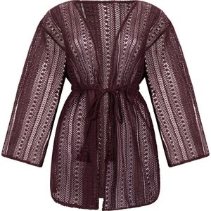 Hunkemöller Gehaakte strandkaftan Paars XS