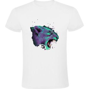 Leeuw Heren T-shirt | dier | animal | verf | schilder | roofdier | Afrika