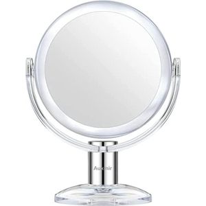 Selbro ® Make-upspiegel met 1X/10X Vergroting, Dubbelzijdige & 360° Draaibare Tafelspiegel voor Make-up, Scheren en Gezichtsverzorging