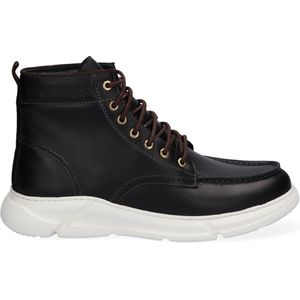 McGregor Heren Boots - Zwart - Veterboots - Leer - Veters