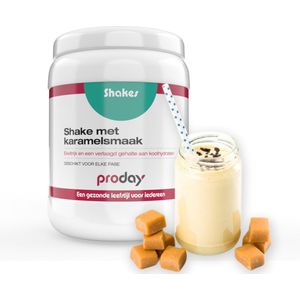 Proday - Protein Shake - Karamel - 17 Shakes - Proteine Shake/Eiwitshake - Geschikt voor het proteïne dieet - Snel en makkelijk bereid