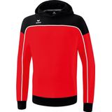 Erima Change Sweatshirt Met Capuchon Heren - Rood / Zwart / Wit | Maat: 3XL