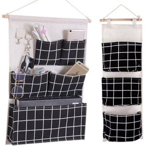 2 stuks hangorganizer, wandorganizer, hangende tas, deur, hangopslag, camping, opbergtas voor deur, kantoor, muur, badkamer, kast, deur, hangend, gebruiksvoorwerpen, hangmandjes