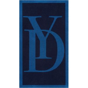 Yves Delorme strandlaken - Griffe - 160x90 cm - Blauw
