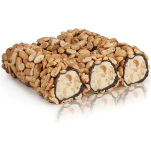 Extra Pinda-Cacaocrème Turks Fruit (Handgemaakt) 250 gr - Extra Peanut With Cocoacream Turkish Delight (Handmade) 250 gr - Ekstra Tane Yer Fistikli Kakaolu Kremali Lokum Turk Lokumu (El Yapimi) 250 gr