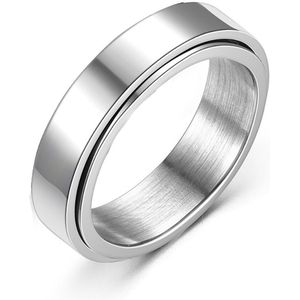 Fidget ring zilver - Anti-stress - Anti-angst