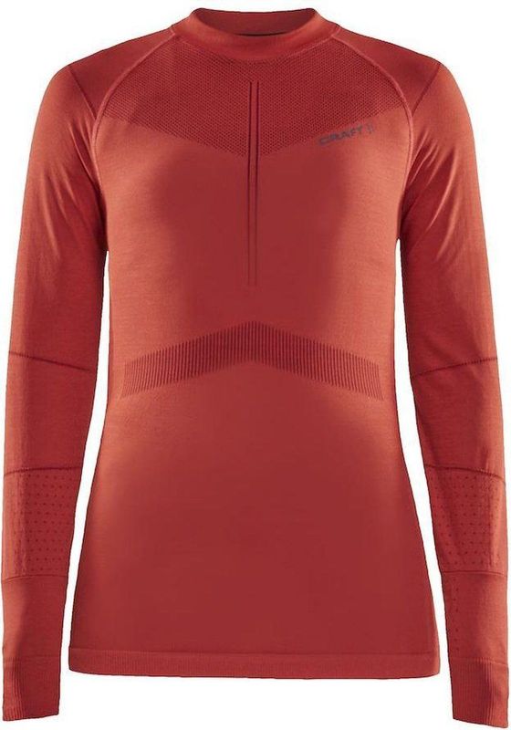 Craft Active Intensity Cn Dames Ondershirt Met Lange Mouwen Beam Rhubarb Rood