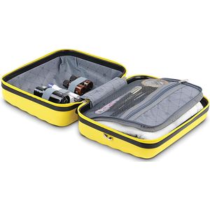 Hard Shell Case ABS resistent en lichtgewicht materiaal Jeugdig en grote ritssluiting Rugband 71235