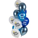 Folat - Ballonnen Party King (12 stuks - 33 cm)