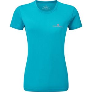 Ronhill Core SS Tee Dames - sportshirts - blauw/roze - Vrouwen