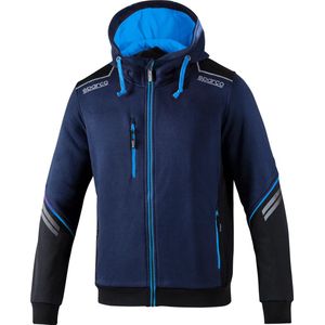 Sparco TECH outdoor vest met capuchon - Marineblauw/Blauw - outdoor vest maat L