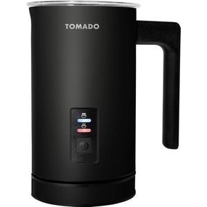 Tomado TMF1201B - Elektrische Melkopschuimer - Warm en koud opschuimen - Verwarmen  - Cappuccino maken – Matzwart