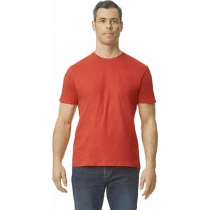 T-shirt Heren XXL Gildan Ronde hals Korte mouw True Red 100% Katoen