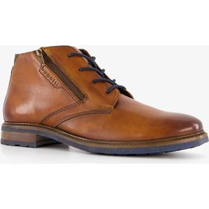 Bugatti leren heren veterschoenen cognac bruin - Maat 42 - Uitneembare zool