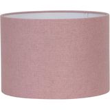 Light & Living Cilinder Lampenkap Livigno - Roze - Ø30x21cm - voor Tafellampen, Hanglampen