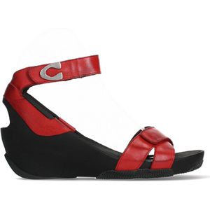 Wolky Sandalen Era rood leer