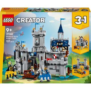 LEGO® Creator 3in1 Middeleeuws Kasteel met Ridders te Paard - 31168