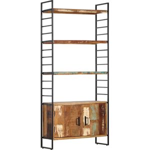 VidaXL Boekenkast 4 Schappen 80x30x180 cm Massief Gerecycled Hout