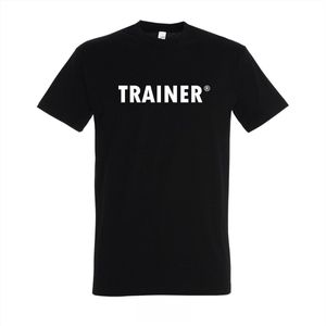 Stijlvol Trainer T-shirt van 100% Katoen - Perfect voor Workouts en Casual Wear - Maat L