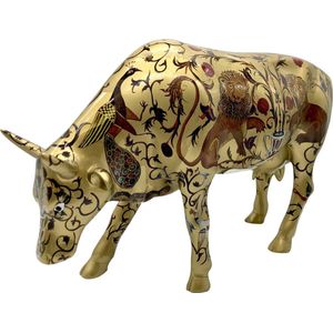 CowParade | Cow Art | Koe in Goud | Groot Formaat | 30 cm | Pop Art